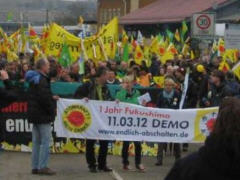 Demo am Fukushima-Jahrestag 2012