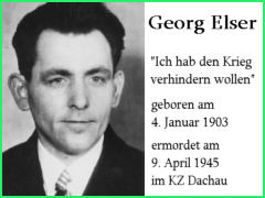 Georg Elser - Es Muss Sein!