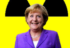 Merkel strahlt