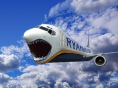 Ryanair, Hai der Lfte - Grafik: Samy - Creative-Commons-Lizenz Nicht-Kommerziell 3.0