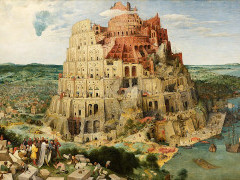 Turmbau zu Babel - Gemälde: Pieter Breughel d.Ä. - gemeinfrei