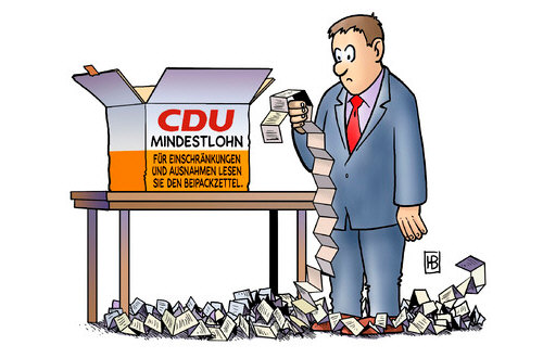 CDU und Mindestlohn
