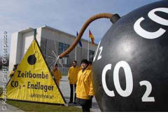 Greenpeace gegen Kohlendioxid-Endlager