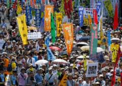 Demo in Tokio gegen Neustart der Atomenergie, 16.07.2012