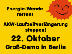 Aufruf zur Groß-Demo in Berlin am 22. Oktober 2011  - Grafik: Samy - Creative-Commons-Lizenz Namensnennung Nicht-Kommerziell 3.0
