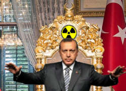 Erdogan im Zeichen der Atomenergie - Collage: Samy - Creative-Commons-Lizenz Namensnennung Nicht-Kommerziell 3.0