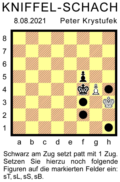 Kniffel-Schach Nr. 2 - Copyright: Peter Krystufek