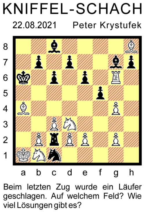 Kniffel-Schach Nr. 4 - Copyright: Peter Krystufek