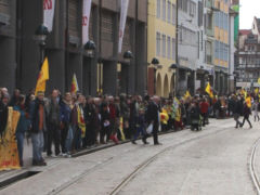 Menschenkette in Freiburg, 9. März 2013