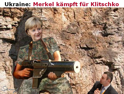 Merkel kämpft für Klitschko