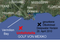 Neuer Ölbohr-Unfall im Golf von Mexiko