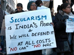 Proteste in Indien gegen CAA- und NRC-Gesetz - Foto: BerlinforIndia - Creative-Commons-Lizenz Namensnennung Nicht-Kommerziell 3.0