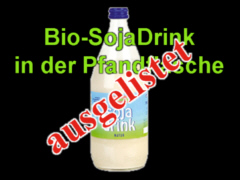 Bio-SojaDrink und Pfandflasche - Grafik: Samy - Creative-Commons-Lizenz Nicht-Kommerziell 3.0