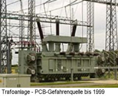 Trafoanlage - PCB-Gefahrenquelle bis 1999