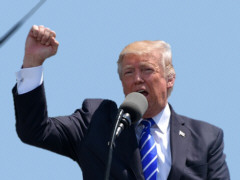 Donald Trump, 2017 - Foto: geralt - Creative-Commons-Lizenz 3.0 - veränderter Bildausschnitt