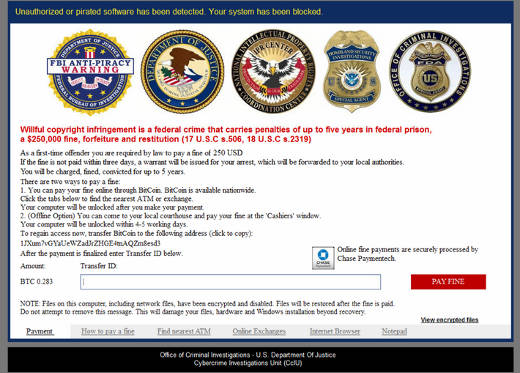 Blockade-Bildschirm von VirLocker -  Creative-Commons-Lizenz Nicht-Kommerziell 3.0